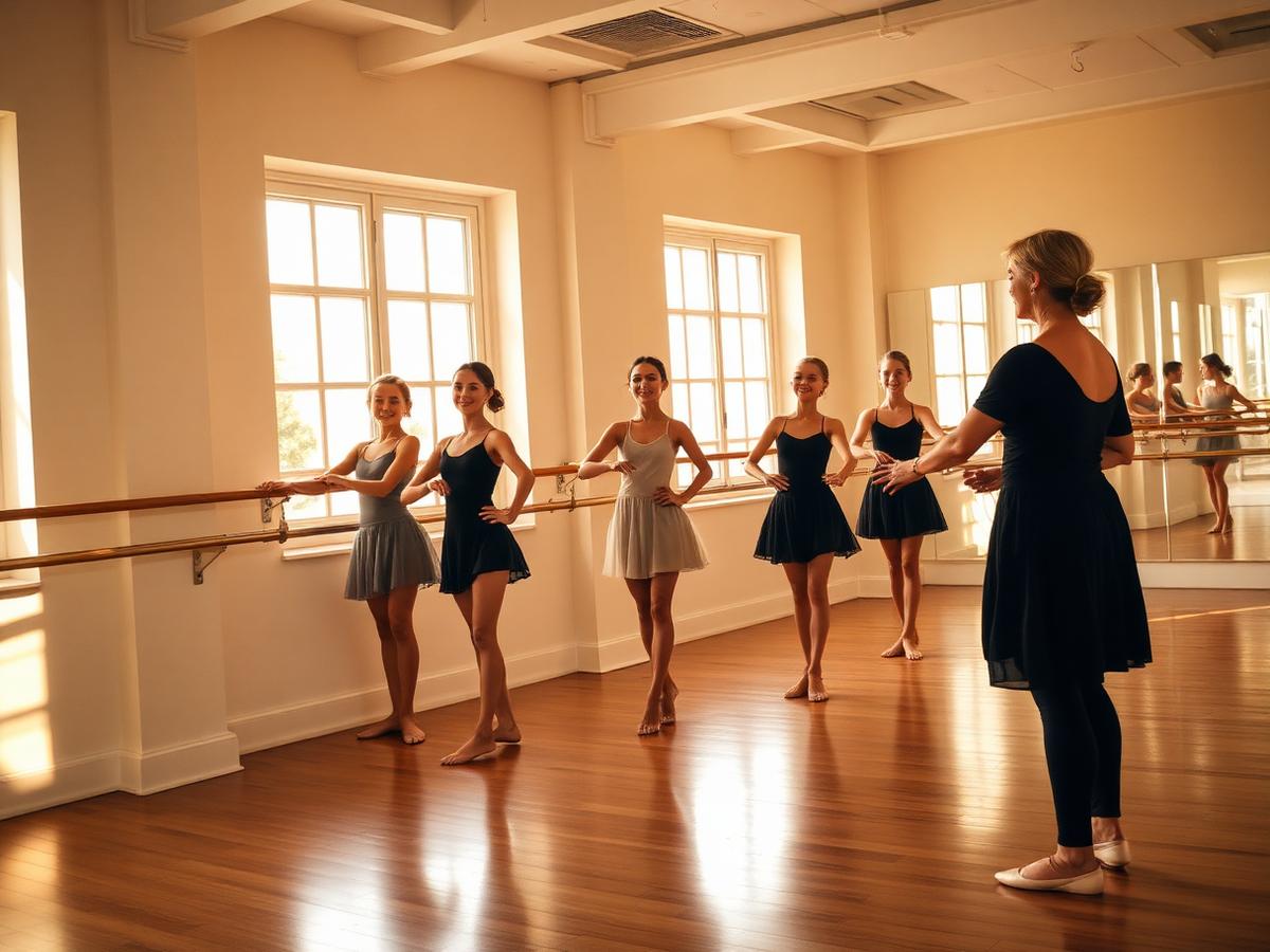 Allievi durante una lezione — Danza a Farm Academy